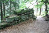 Le mur paen (vestige Celte ?) au Mont St Odile en Alsace