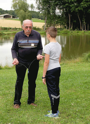 Initiation  la recherche d'une veine d'eau